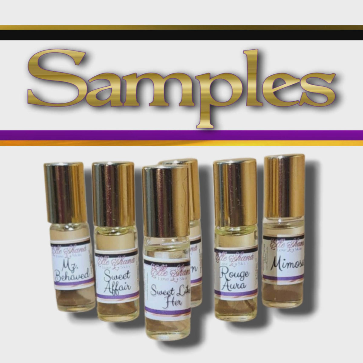 Luxe Perfume/Cologne Oils - Samples