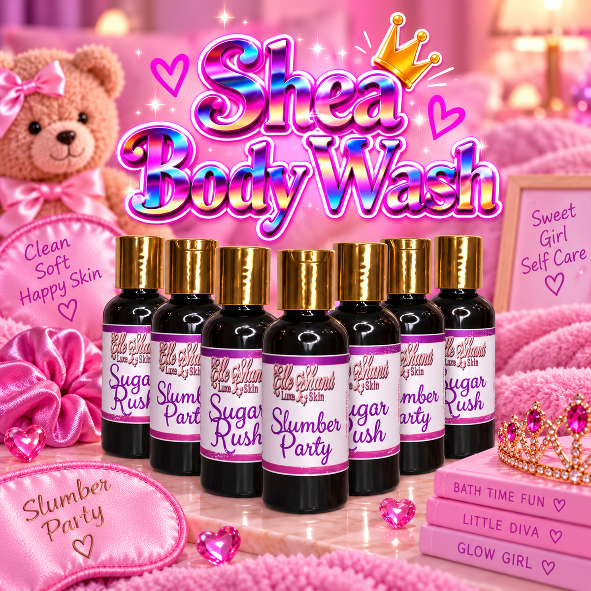 Luxe Mini Shea Body Wash