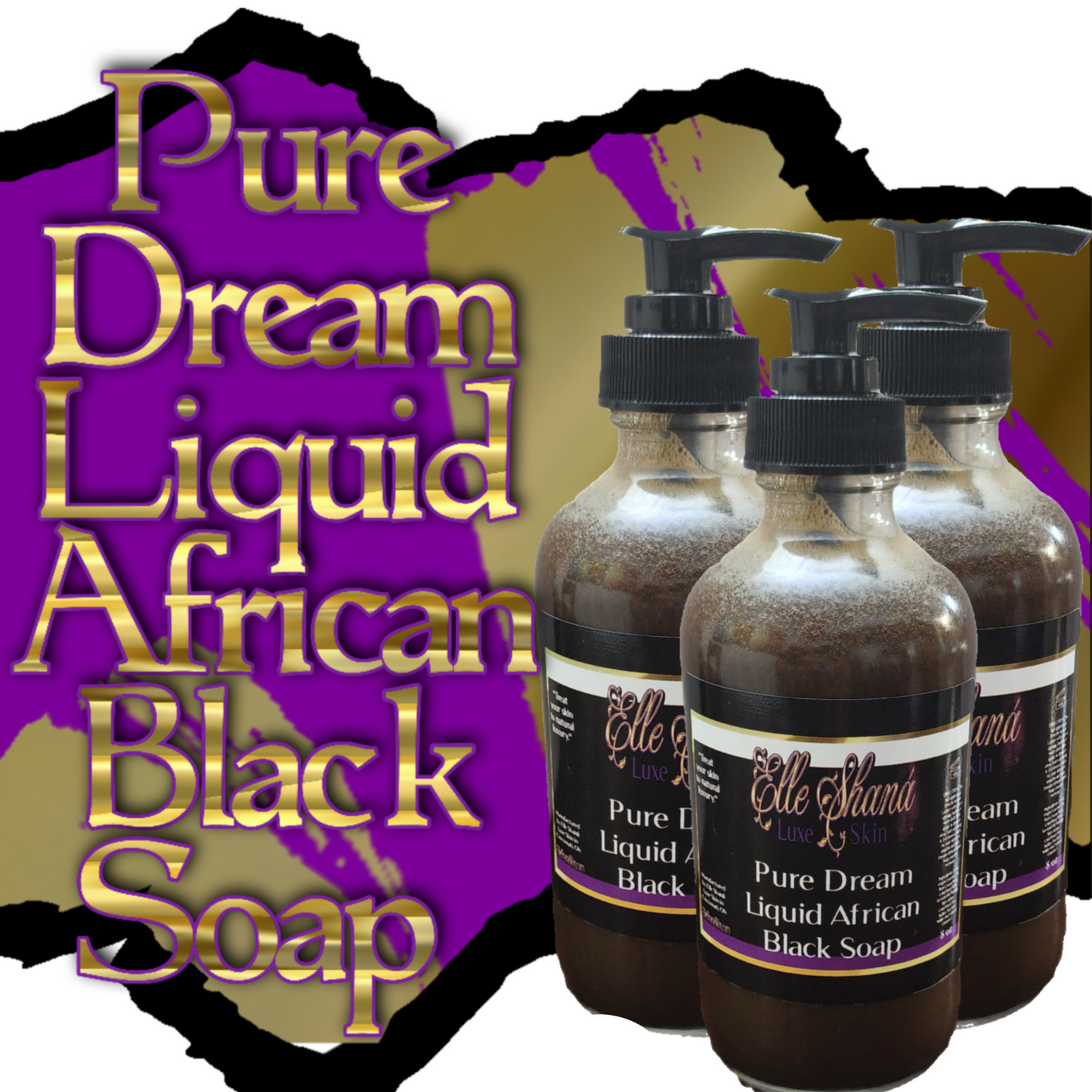 Pure Dream Liquid African Black Soap