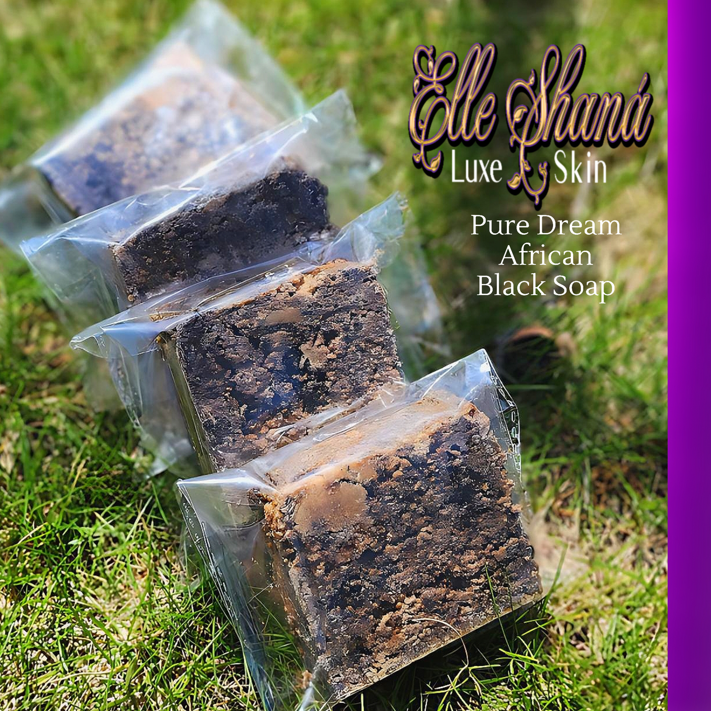 Pure Dream African Black Soap Bar